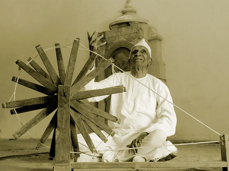 Community members participating in a project